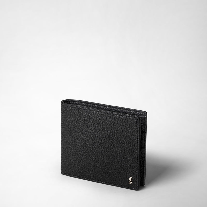 8-CARD BILLFOLD WALLET IN CACHEMIRE LEATHER – Serapian Boutique Online