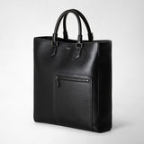 Sac cabas quattordici en cuir cachemire - eclipse black