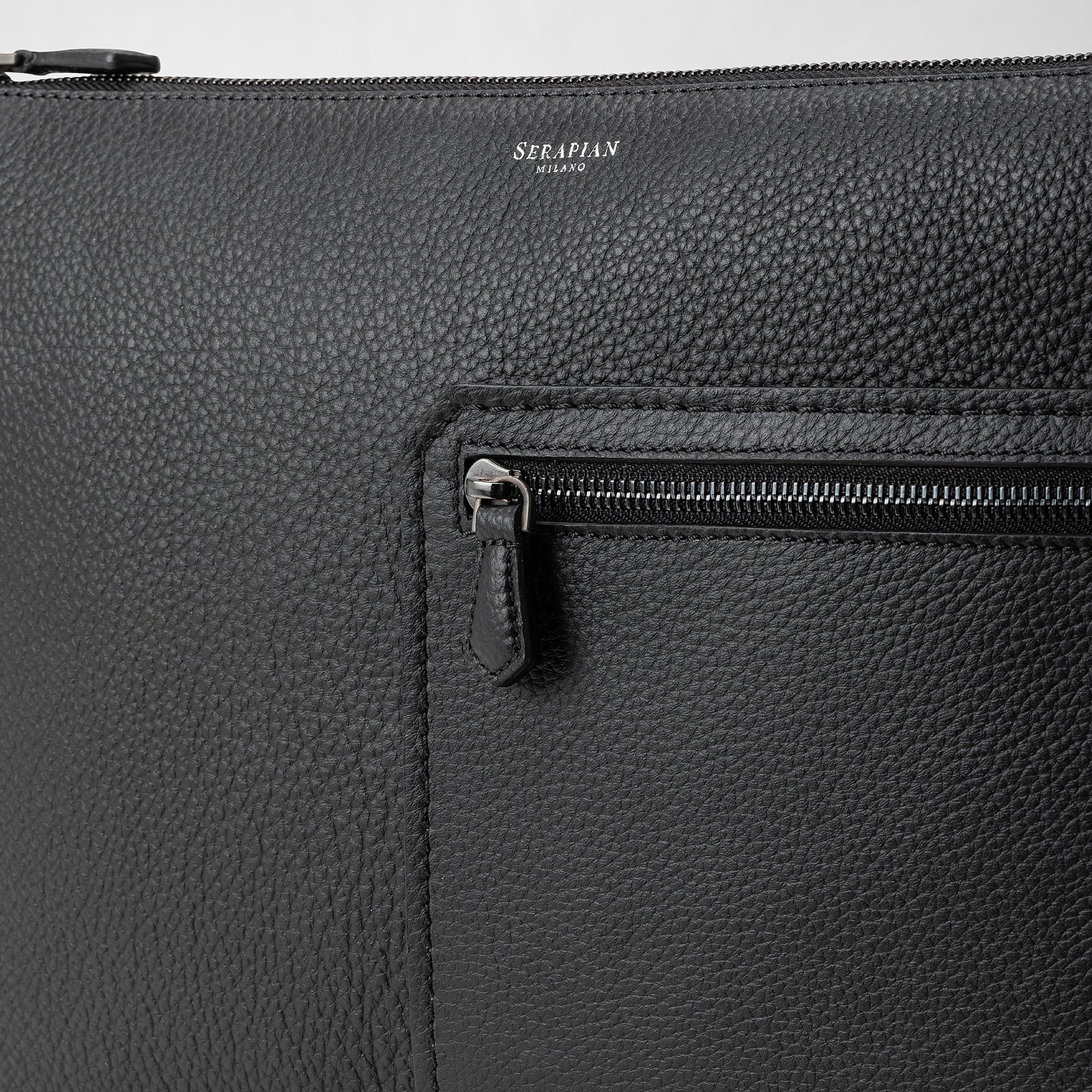 Quattordici laptop case cachemire eclipse black – Serapian
