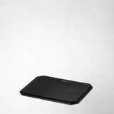 Mouse pad in cachemire leather - black