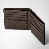 8-card billfold wallet in cachemire leather - espresso