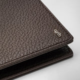 8-card billfold wallet in cachemire leather - espresso