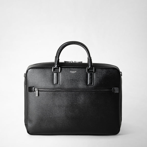 Borsa business slim in pelle evoluzione - eclipse black