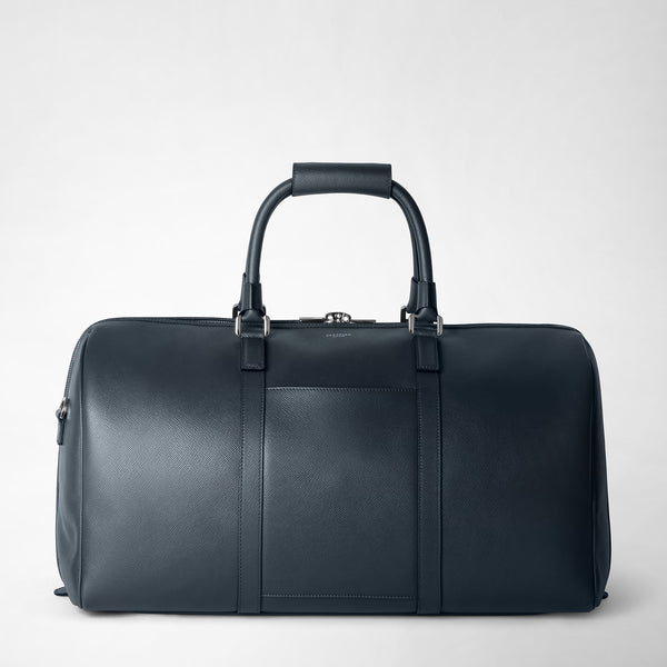 Borsa da viaggio in pelle evoluzione - navy blue