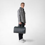Holdall in evoluzione leather - navy blue