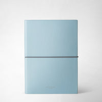 NOTEBOOK IN EVOLUZIONE LEATHER Aquamarine