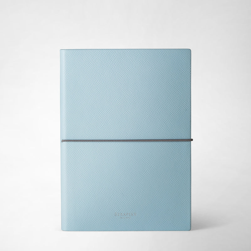 Notebook in evoluzione leather - aquamarine
