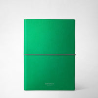 NOTEBOOK IN EVOLUZIONE LEATHER Emerald Green