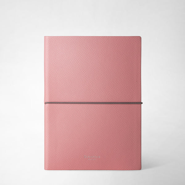 Evoluzioneレザー製ノートブック - pink