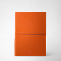 NOTEBOOK IN EVOLUZIONE LEATHER Flame