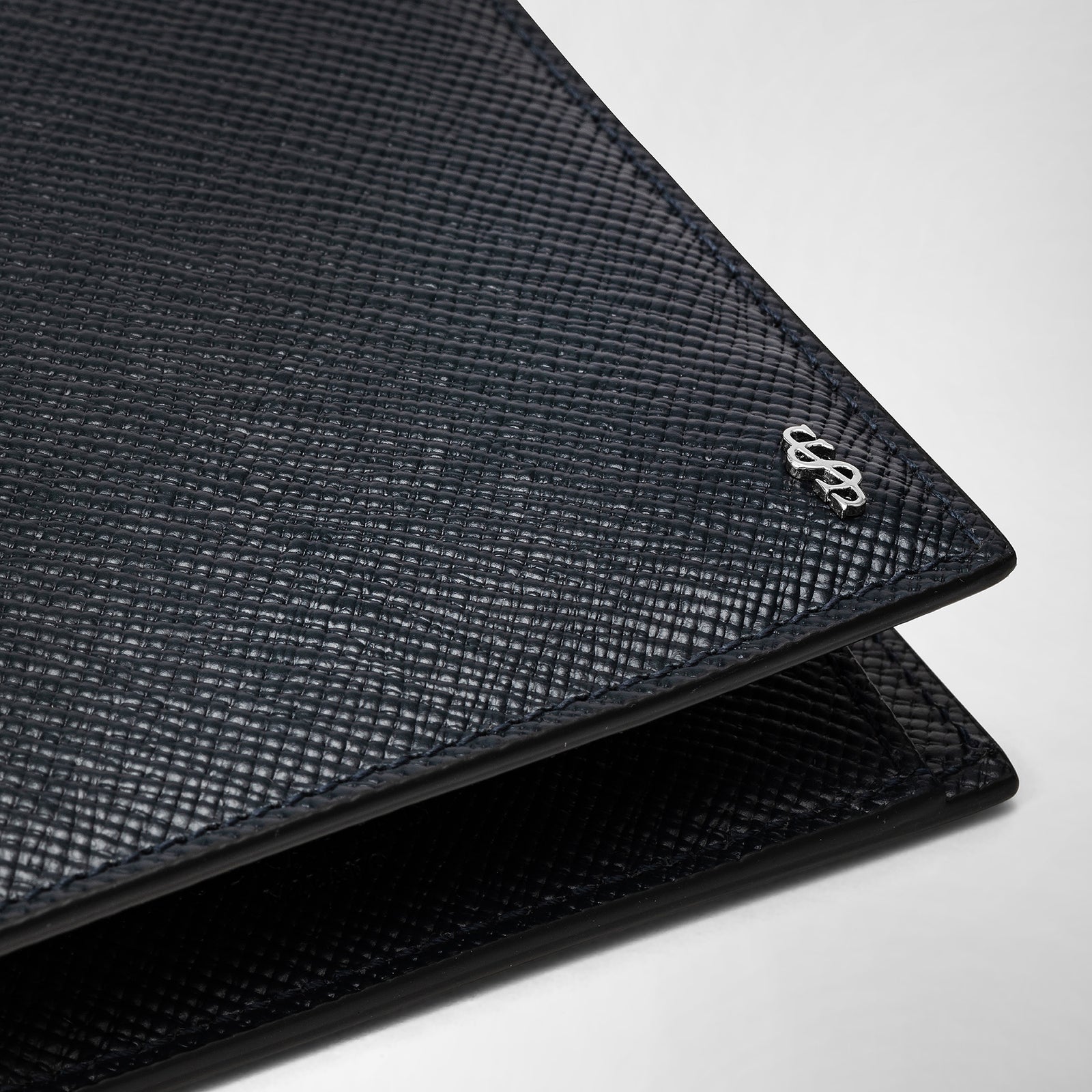 4-card wallet coin pouch in evoluzione navy blue