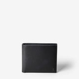 8-card billfold wallet in evoluzione leather - eclipse black