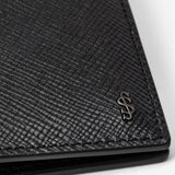 8-card billfold wallet in evoluzione leather - eclipse black