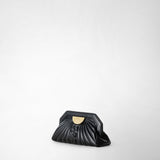Gabriella crespi for serapian secret clutch - black