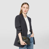 Gabriella crespi for serapian secret clutch - black