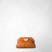 GABRIELLA CRESPI FOR SERAPIAN SECRET CLUTCH Cuoio