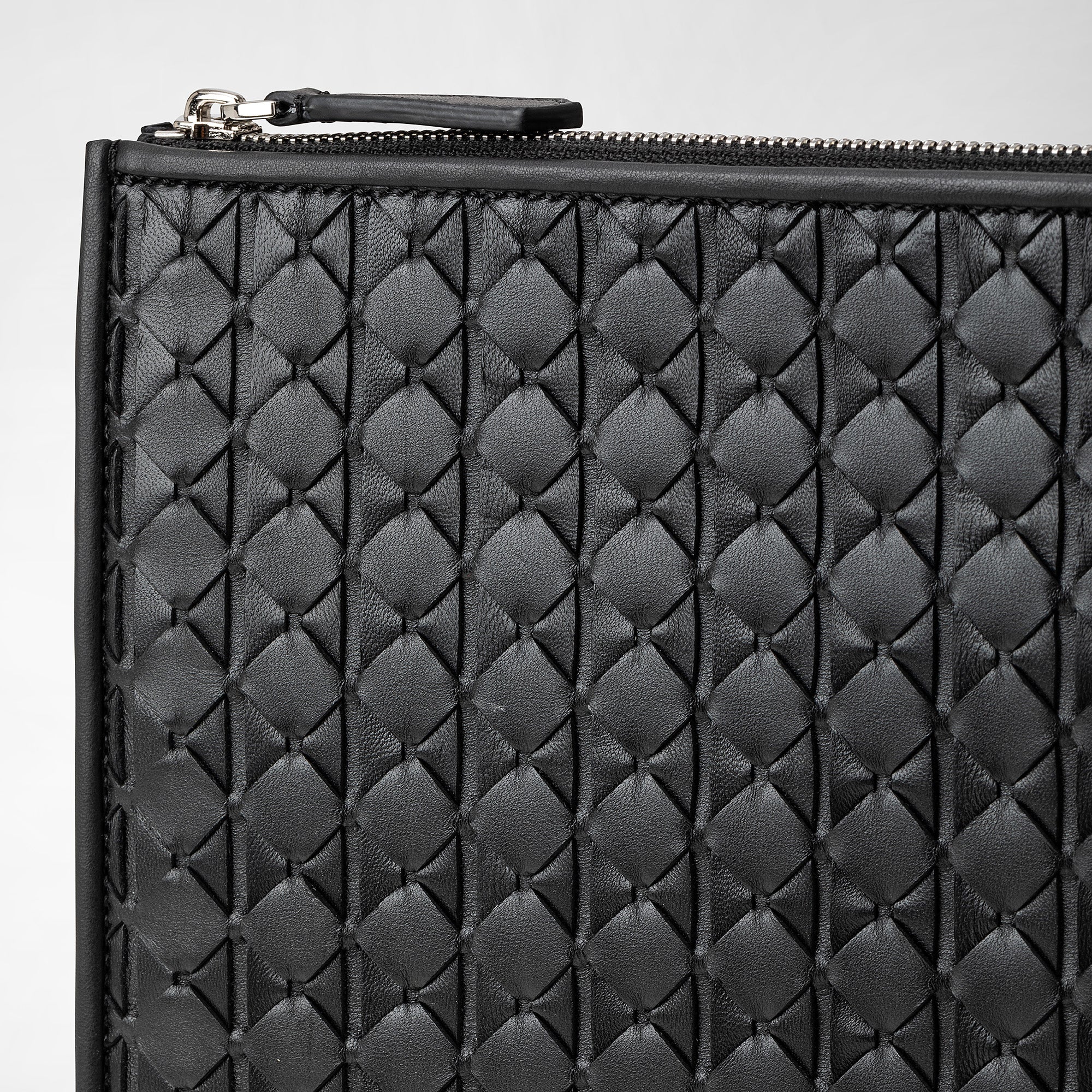 Compact document folio in mosaico black – Serapian Boutique Compact document folio in mosaico black – Serapian Boutique