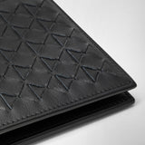 8-card billfold wallet in mosaico - black