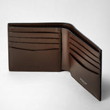 8-card billfold in mosaico - coffee/kaki