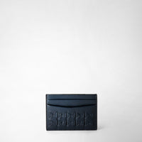 4-CARD HOLDER IN MOSAICO Navy Blue