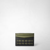 4-card holder in mosaico - eclipse black/moss green