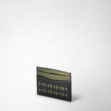 4-card holder in mosaico - eclipse black/moss green