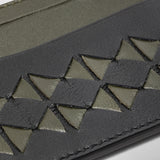 4-card holder in mosaico - eclipse black/moss green