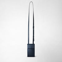 PHONE CASE WITH STRAP IN MOSAICO Navy Blue