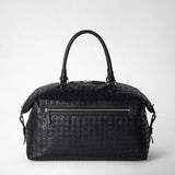 Travel bag in mosaico - black