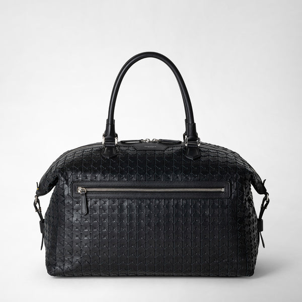 Sac de voyage en cuir mosaico - black