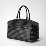 Travel bag in mosaico - black/asphalt gray
