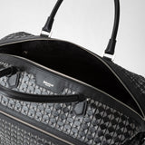 Travel bag in mosaico - black/asphalt gray