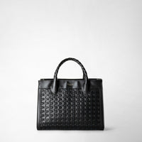 SMALL LORELEI TOTE BAG IN MOSAICO Black