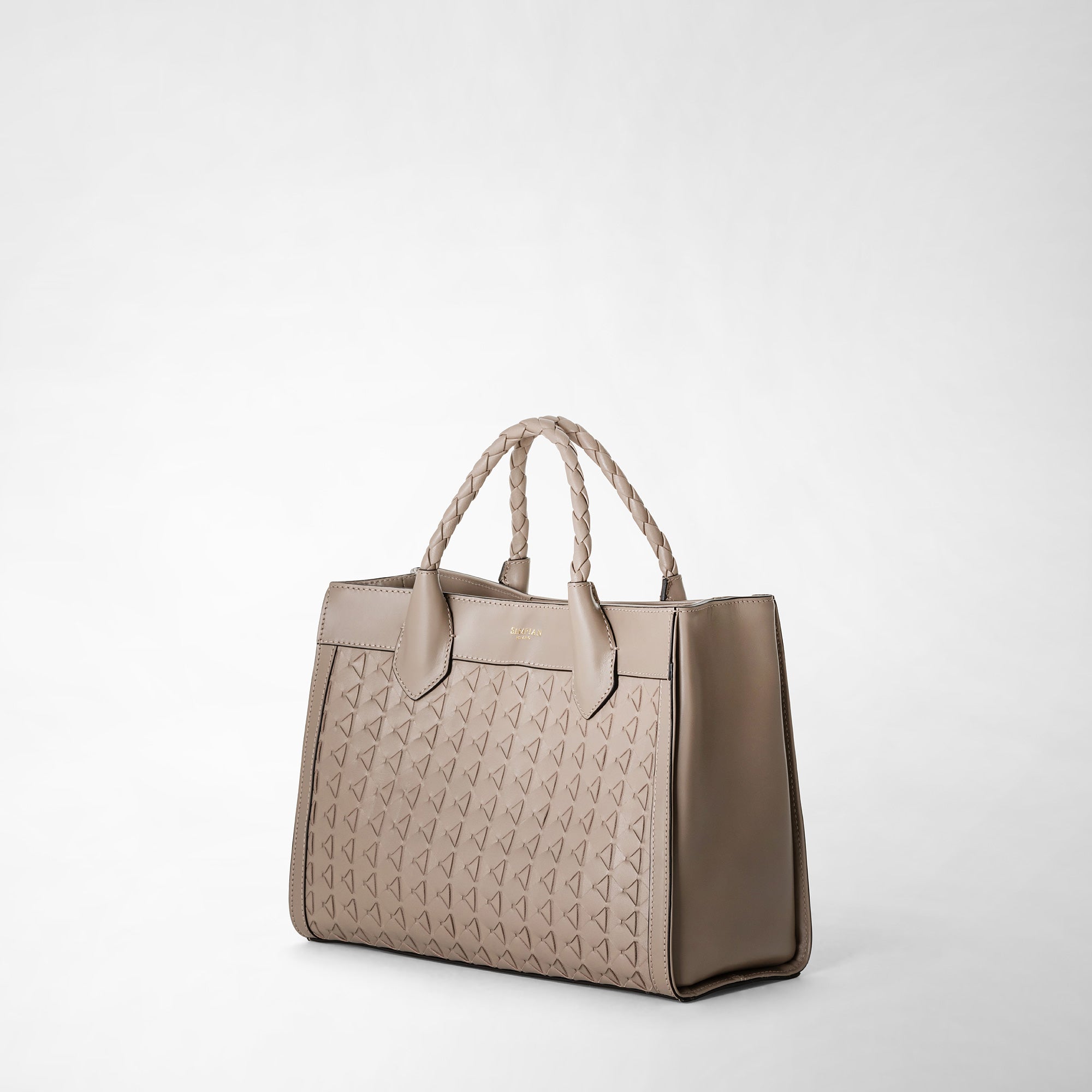 【SERAPIAN】MOSAICO製スモールLORELEIトートバッグ Small lorelei tote bag in mosaico sahara