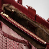 Mosaico製スモールloreleiトートバッグ - burgundy/strawberry