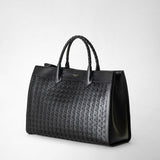 Lorelei tote bag in mosaico - black