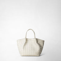 MINI SECRET BAG IN MOSAICO Off-White