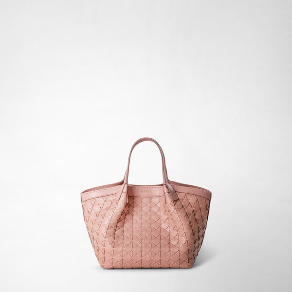 Minitasche secret aus mosaico - blush