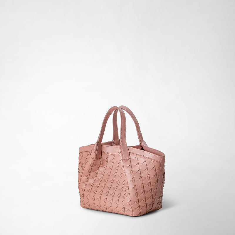 Mini secret bag in mosaico - blush