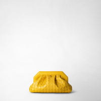SECRET CLUTCH BAG IN MOSAICO Saffron