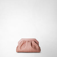 SECRET CLUTCH BAG IN MOSAICO Blush