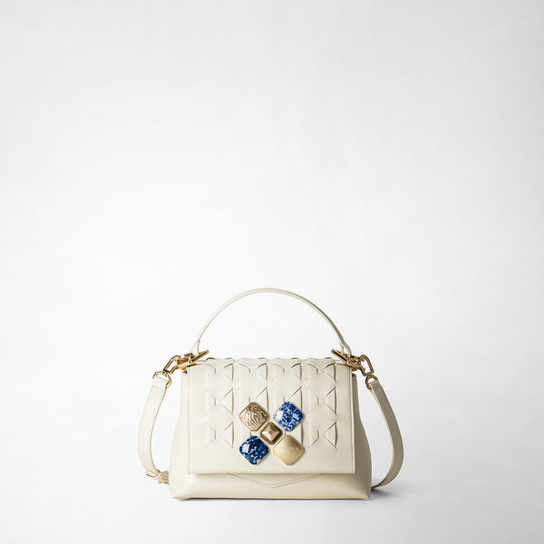 Small 1928 bag in mosaico - off-white