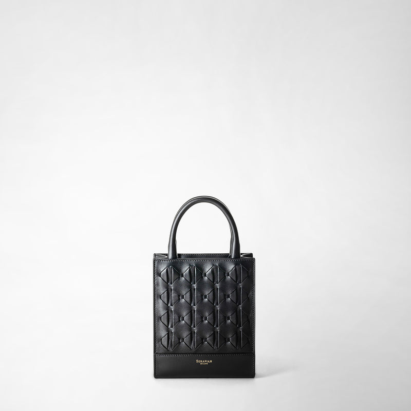 1928 mini tote bag in mosaico - black