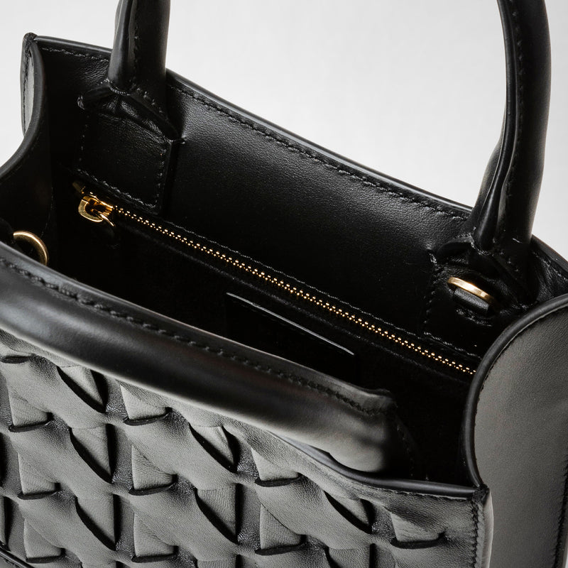 1928 mini tote bag in mosaico - black