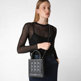 1928 mini tote bag in mosaico - black