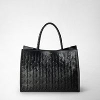 1928 TOTE BAG IN MOSAICO Black