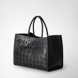 1928 tote bag in mosaico - black