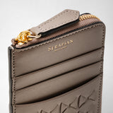 Zip card case in mosaico - sahara
