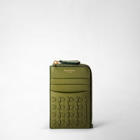 ZIP CARD CASE IN MOSAICO Cactus