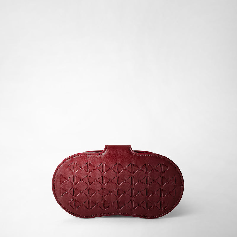 Glasses holder in mosaico - burgundy